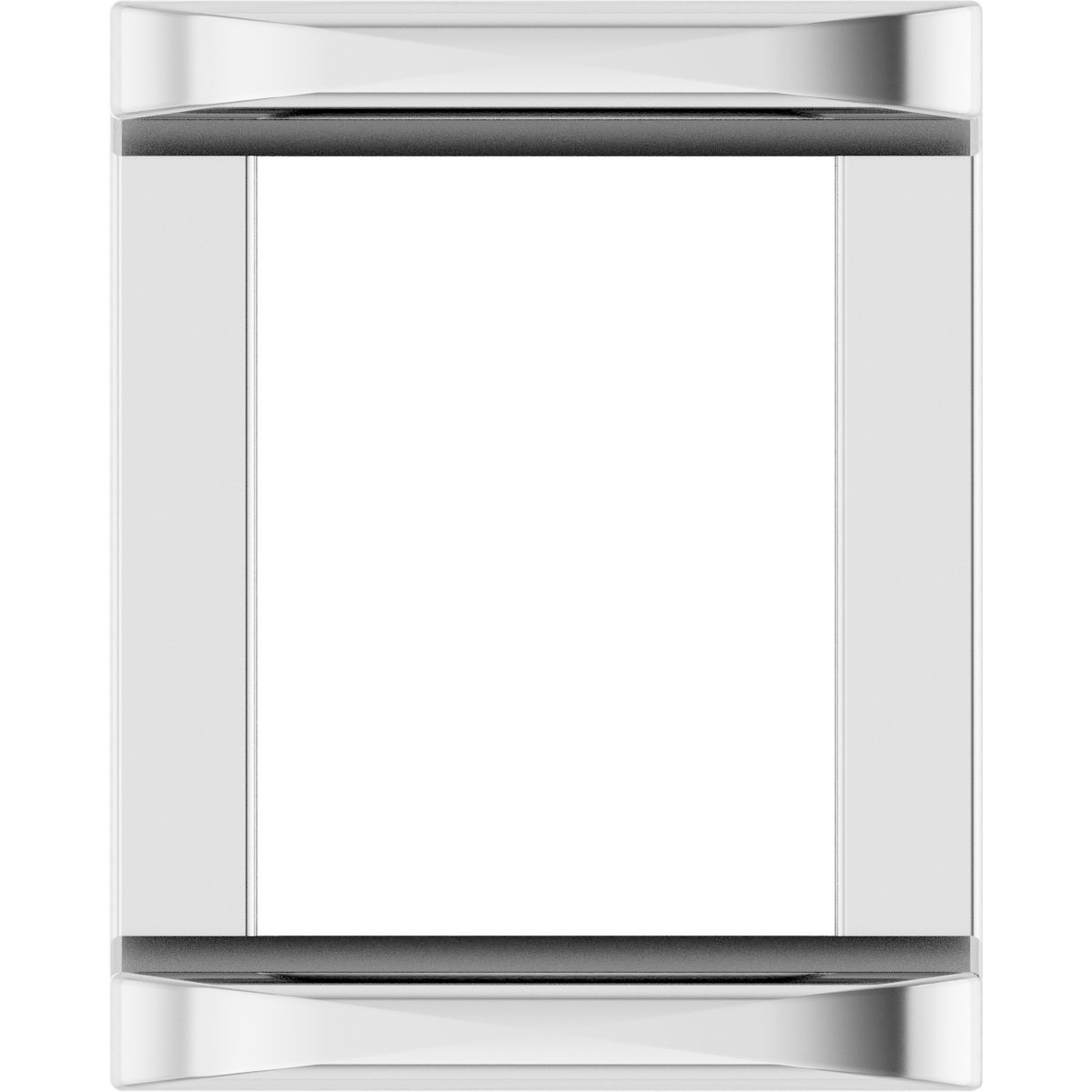 Square Channel-Set Slide Pendant