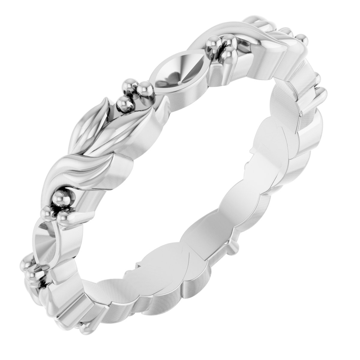 Floral Eternity Band