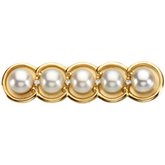 Accented Pearl Brooch