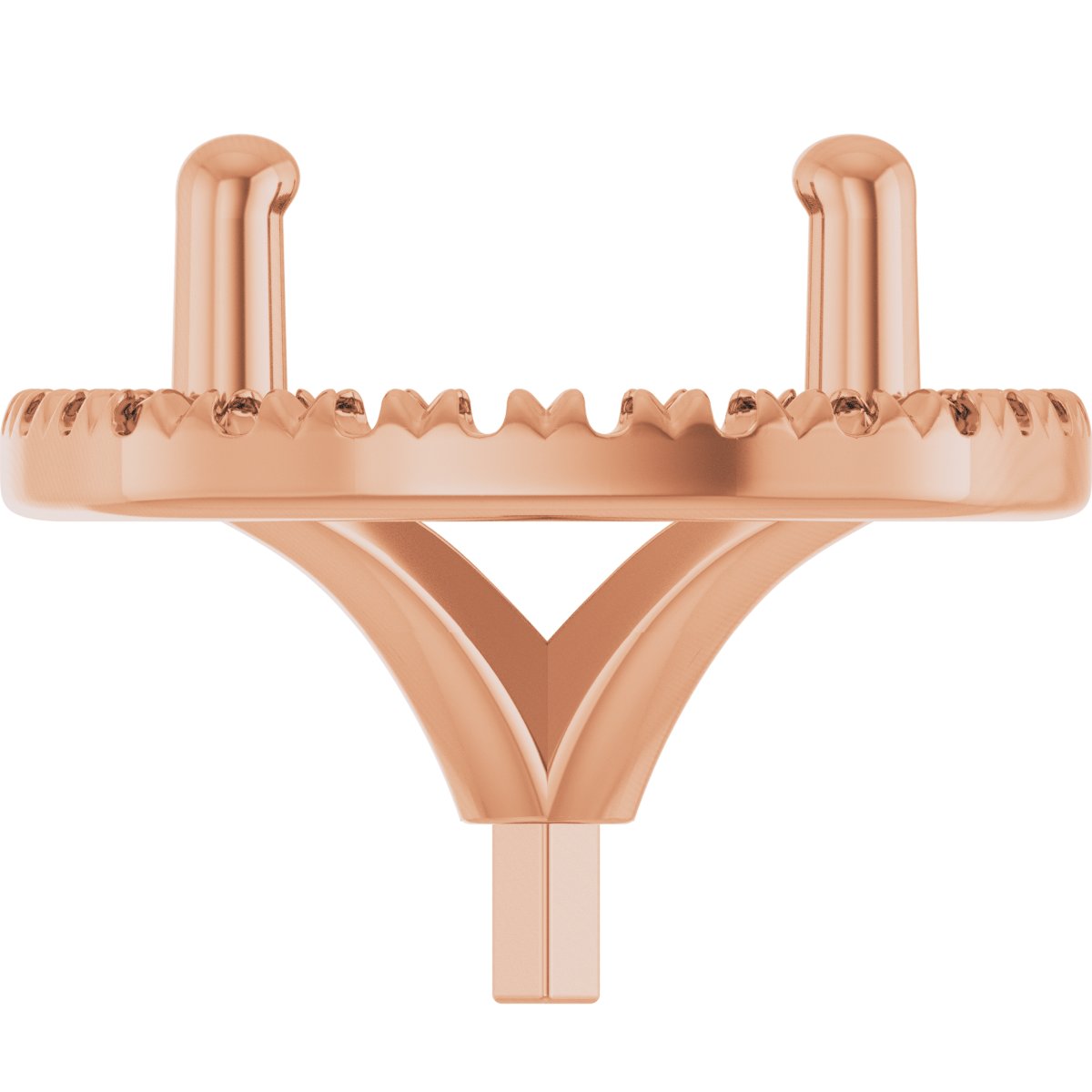 Round 4-Prong Halo-Style Peg Setting