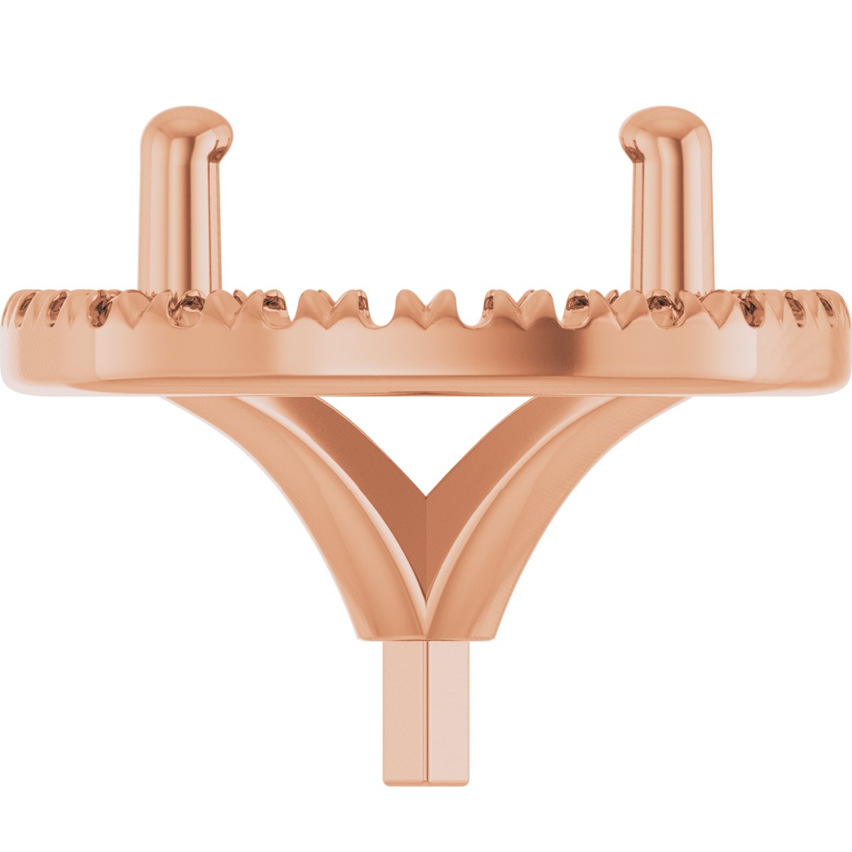 Round 4-Prong Halo-Style Peg Setting