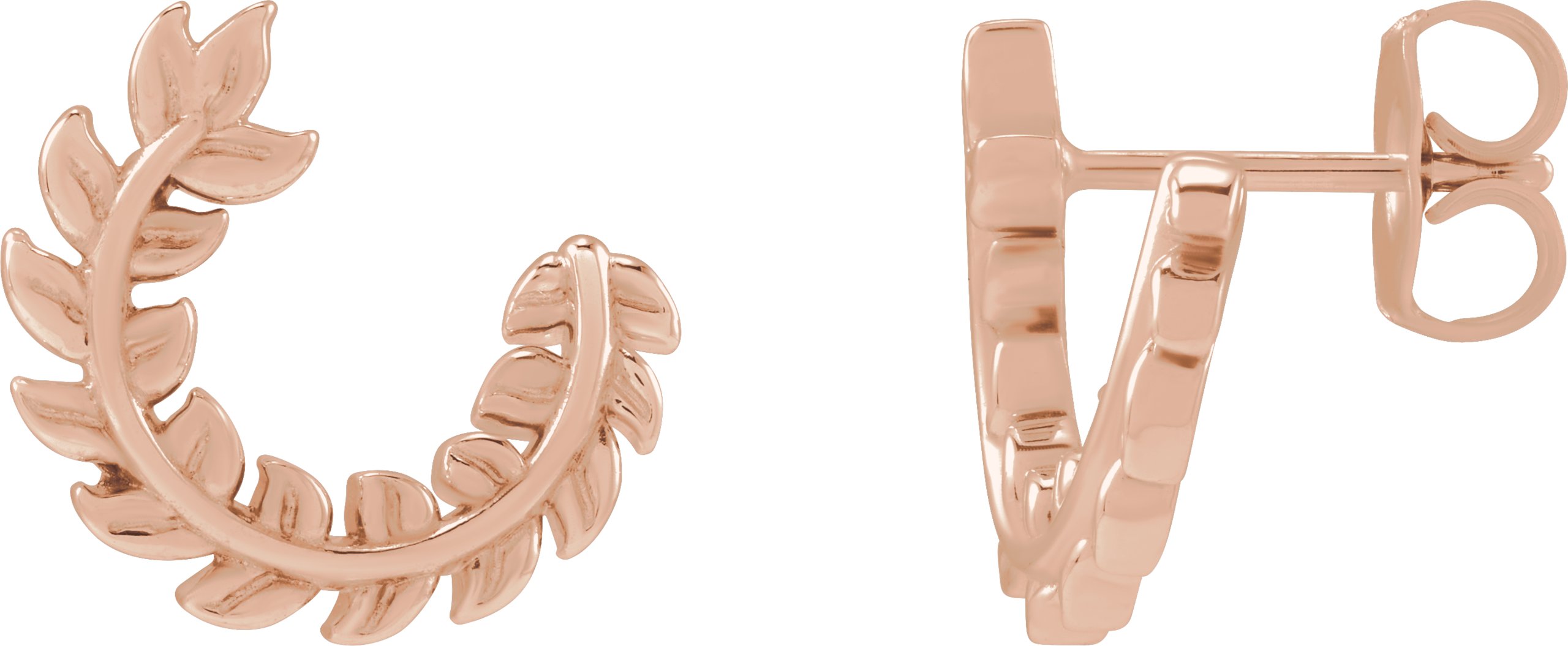 Floral Hoop Earring