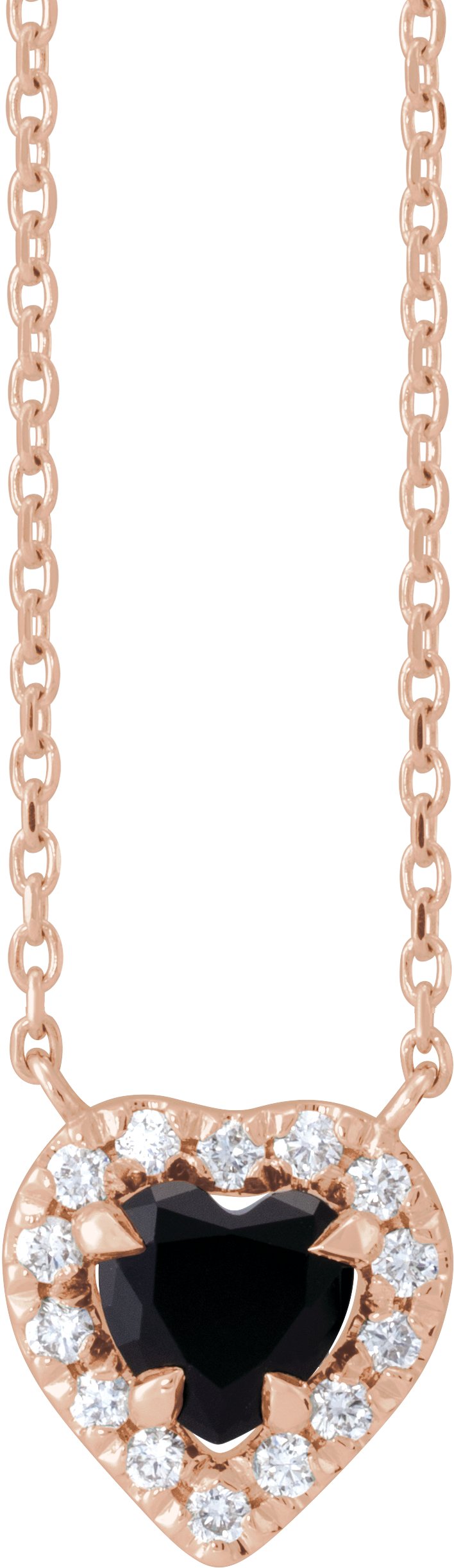 French-Set Solitaire Necklace