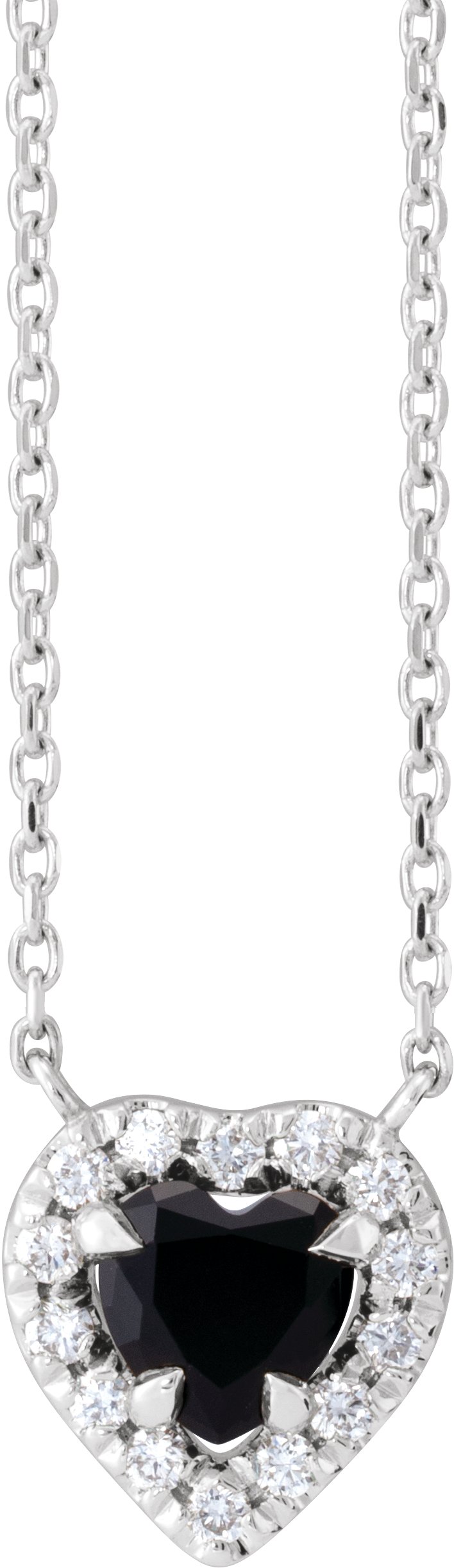 French-Set Solitaire Necklace