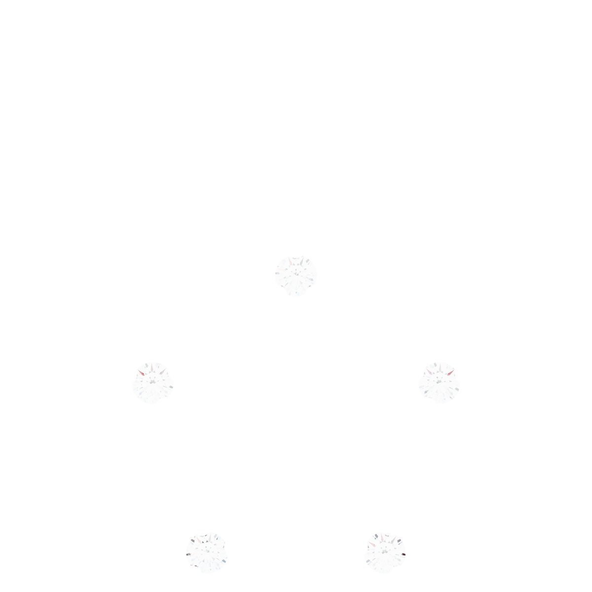 14k White Gold