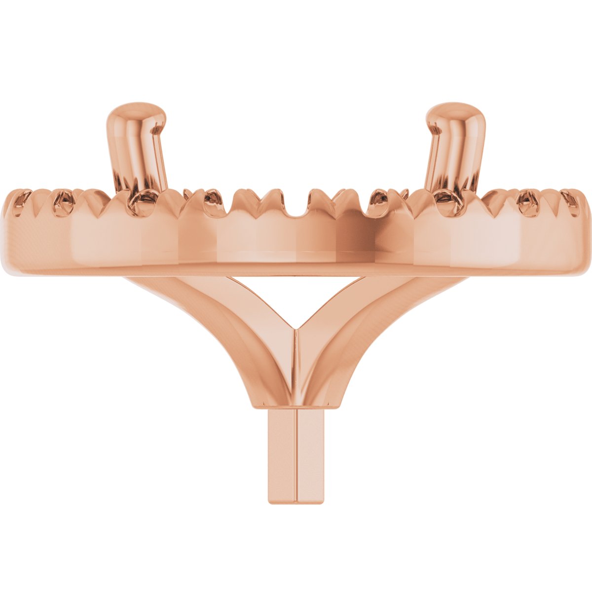French-Set Halo-Style Peg Setting