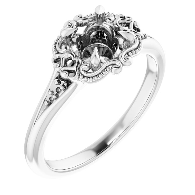 Accented Engagement Ring