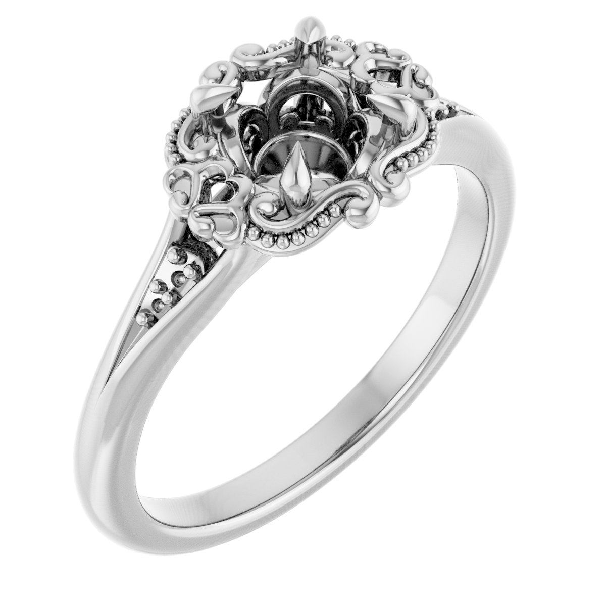 Accented Engagement Ring
