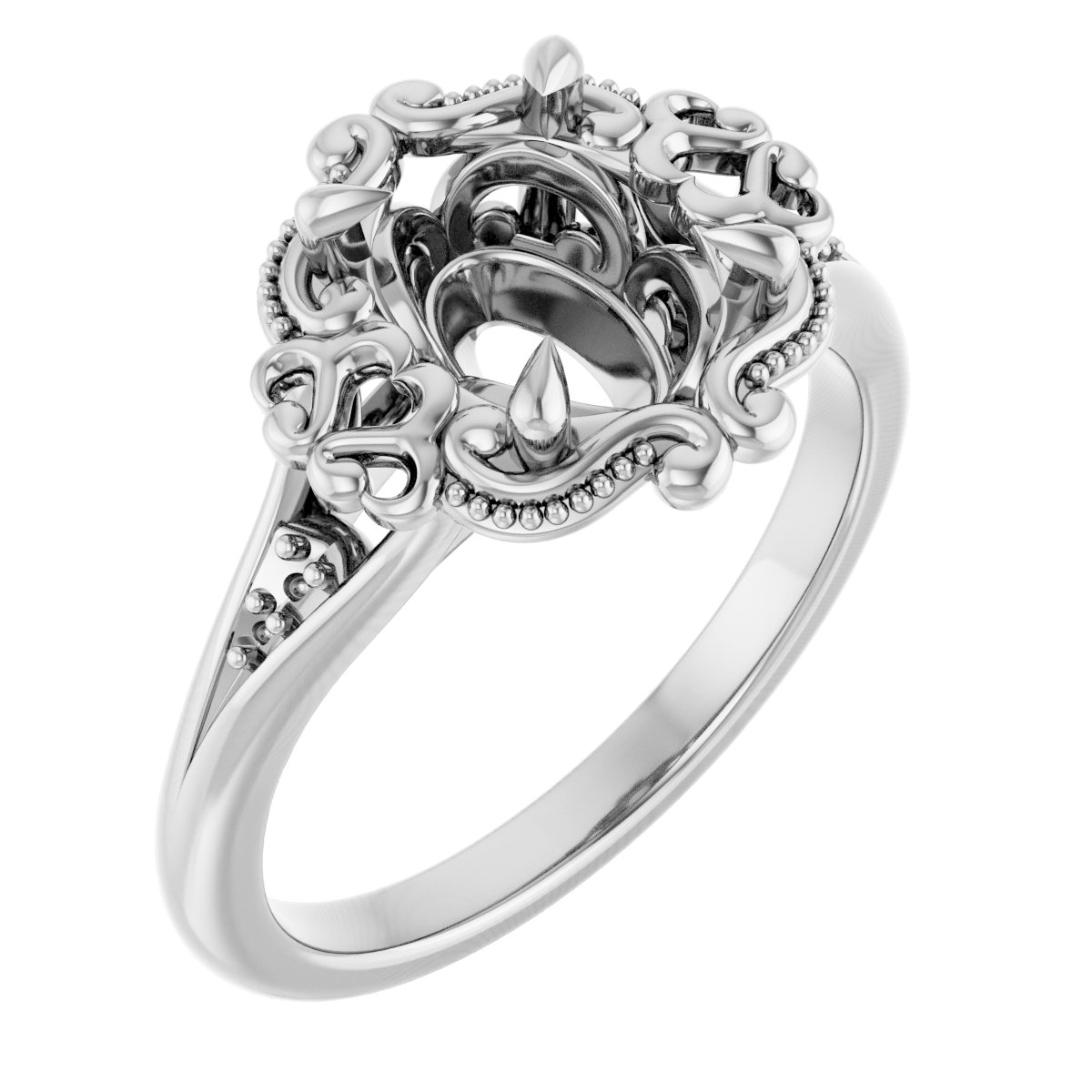 Accented Engagement Ring