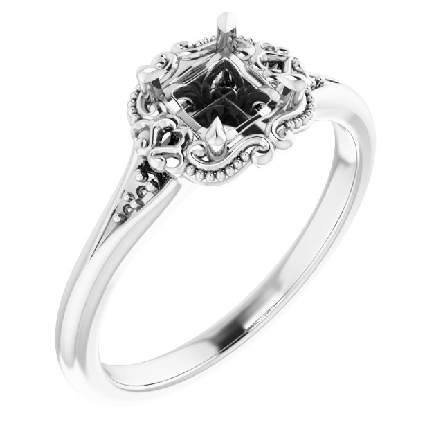 Accented Engagement Ring