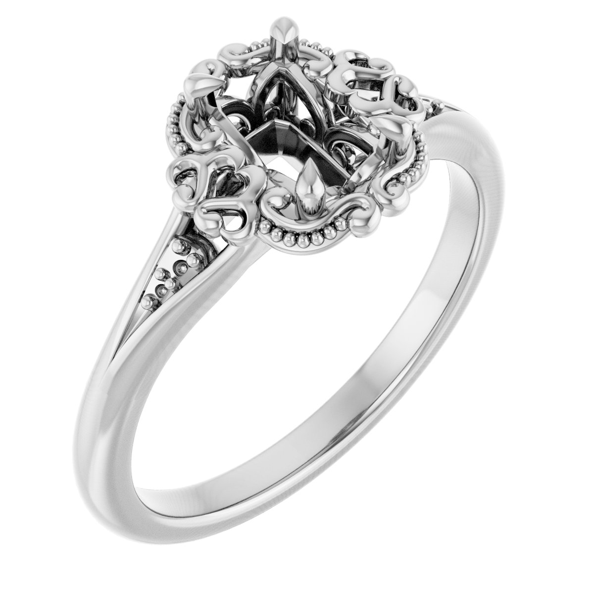 Accented Engagement Ring