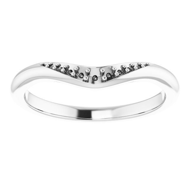 Band Mounting for 7x5 mm Oval Ring view 3