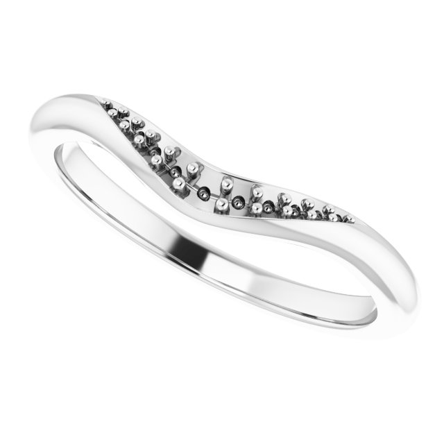 Band Mounting for 7x5 mm Oval Ring view 5