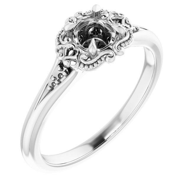 Accented Engagement Ring