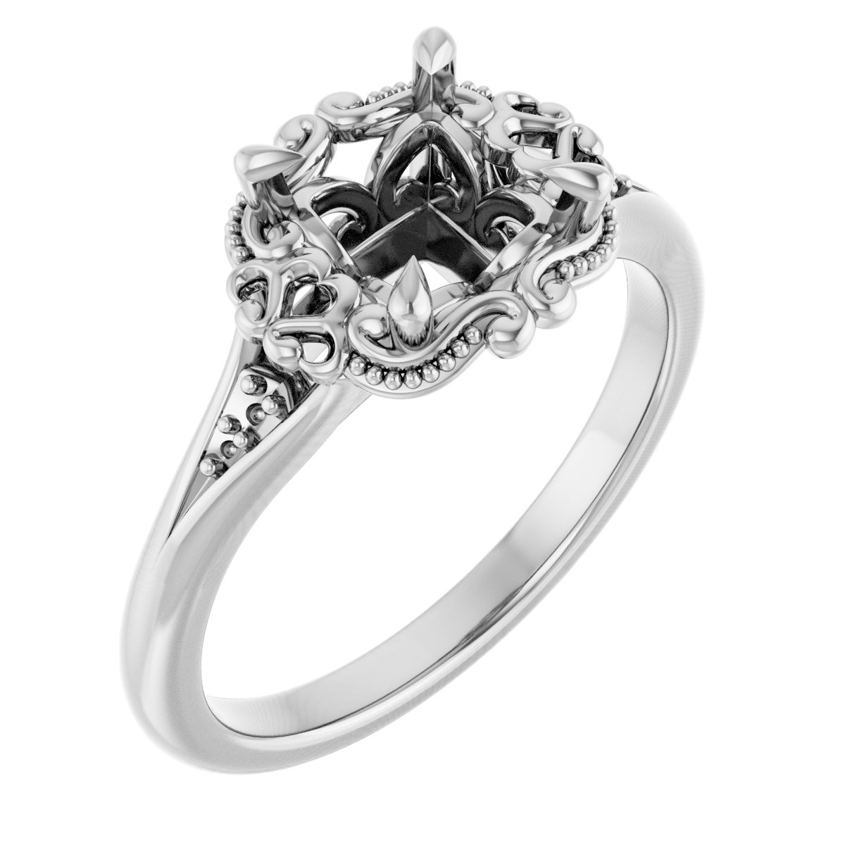 Accented Engagement Ring