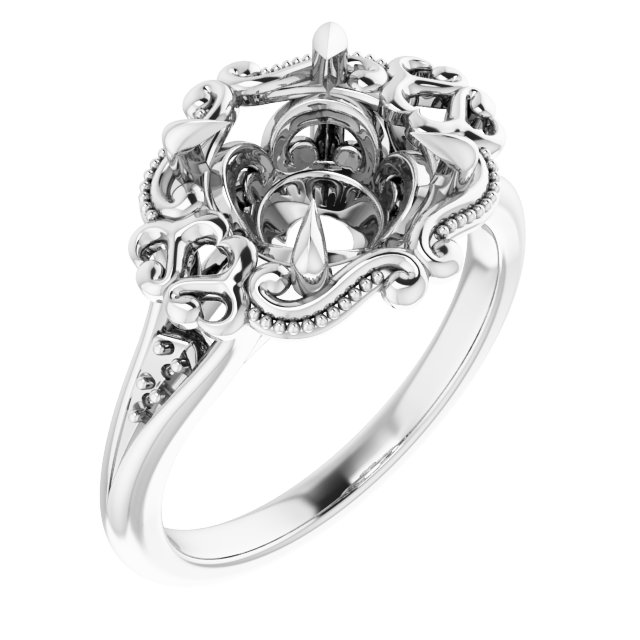 Accented Engagement Ring