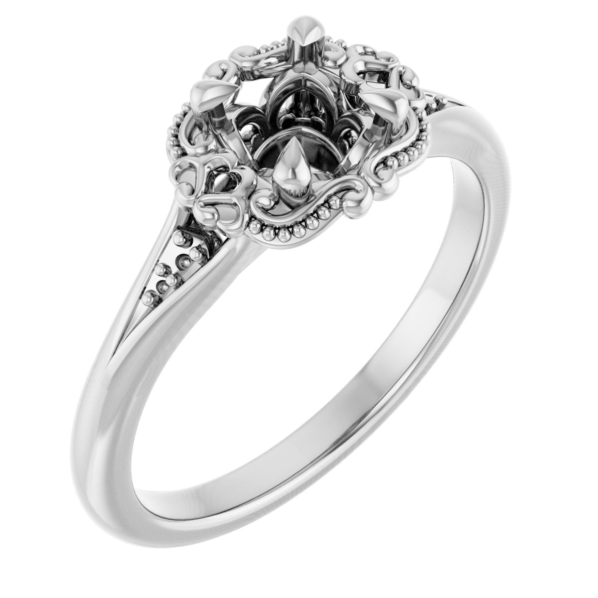 14k White Gold