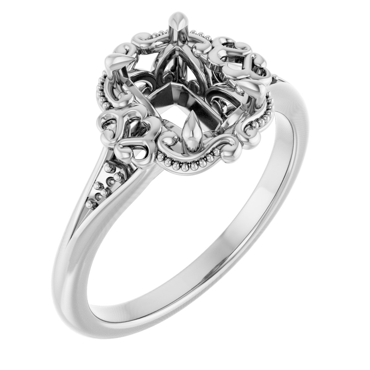 Accented Engagement Ring