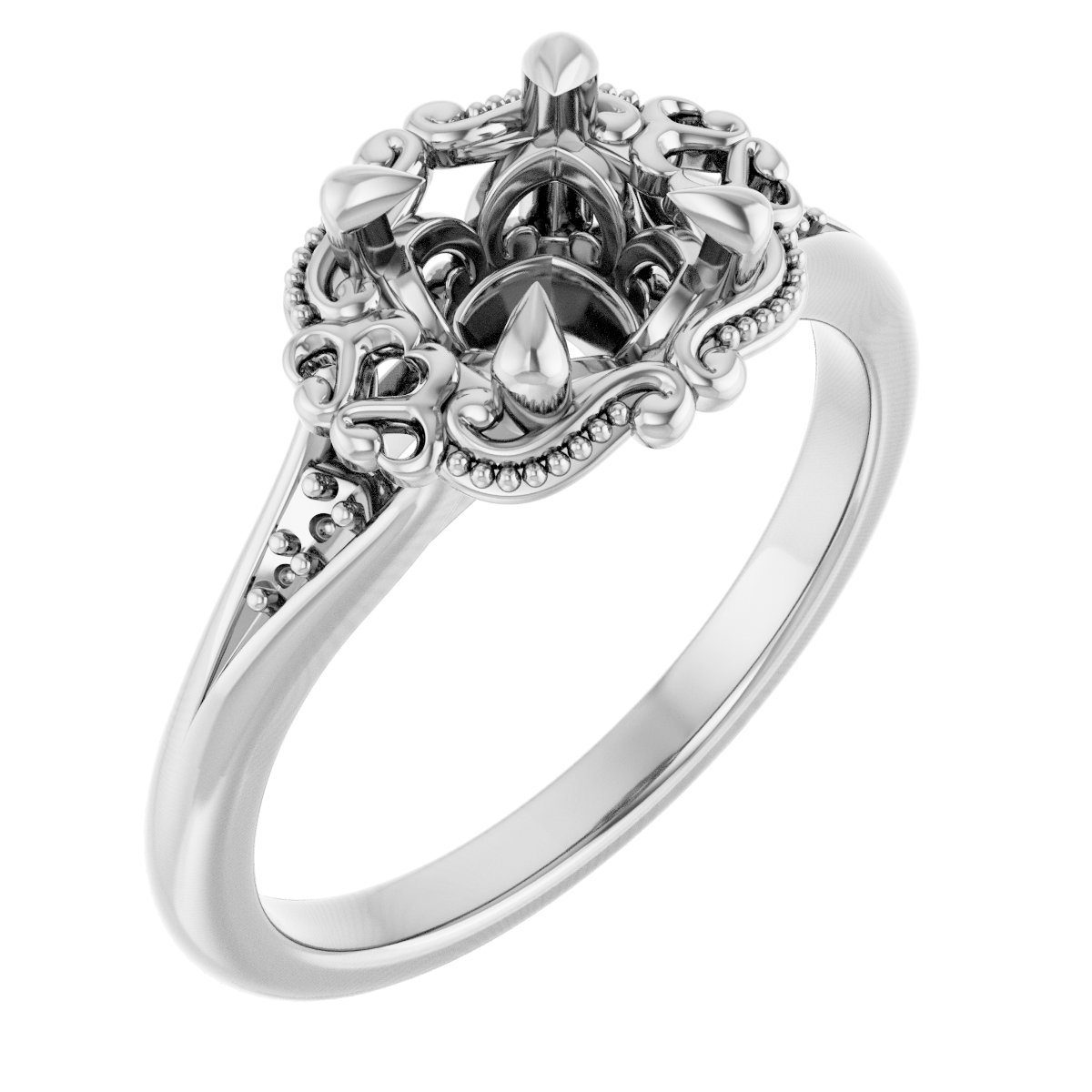 Accented Engagement Ring