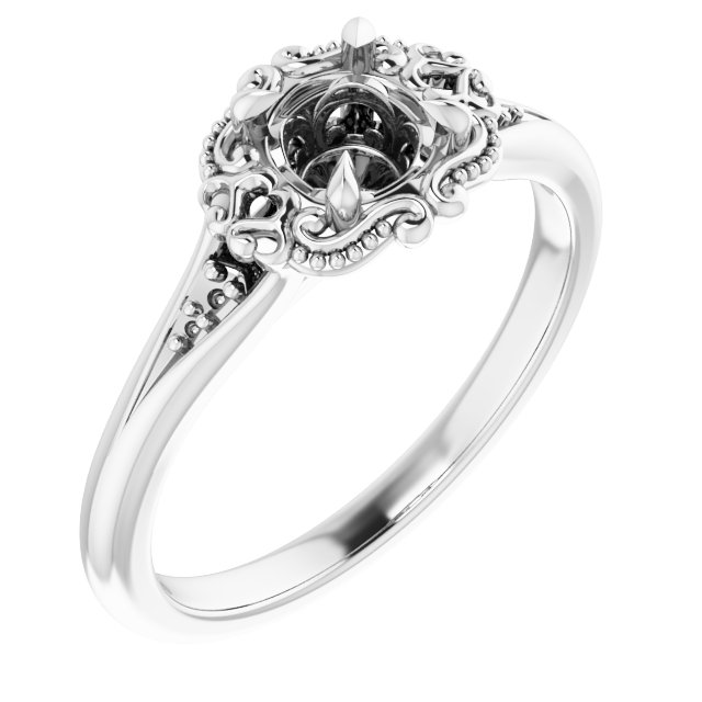 Accented Engagement Ring