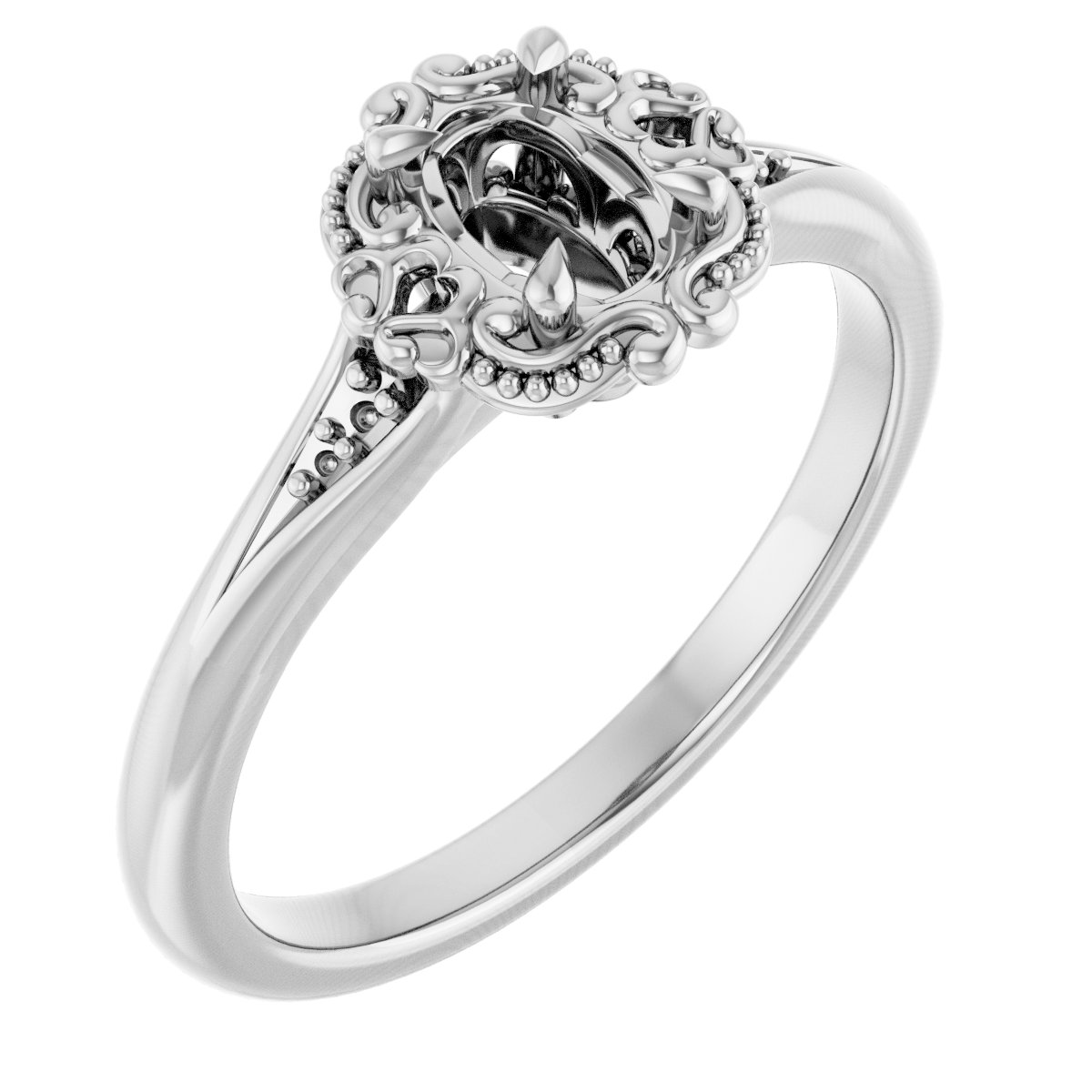Accented Engagement Ring