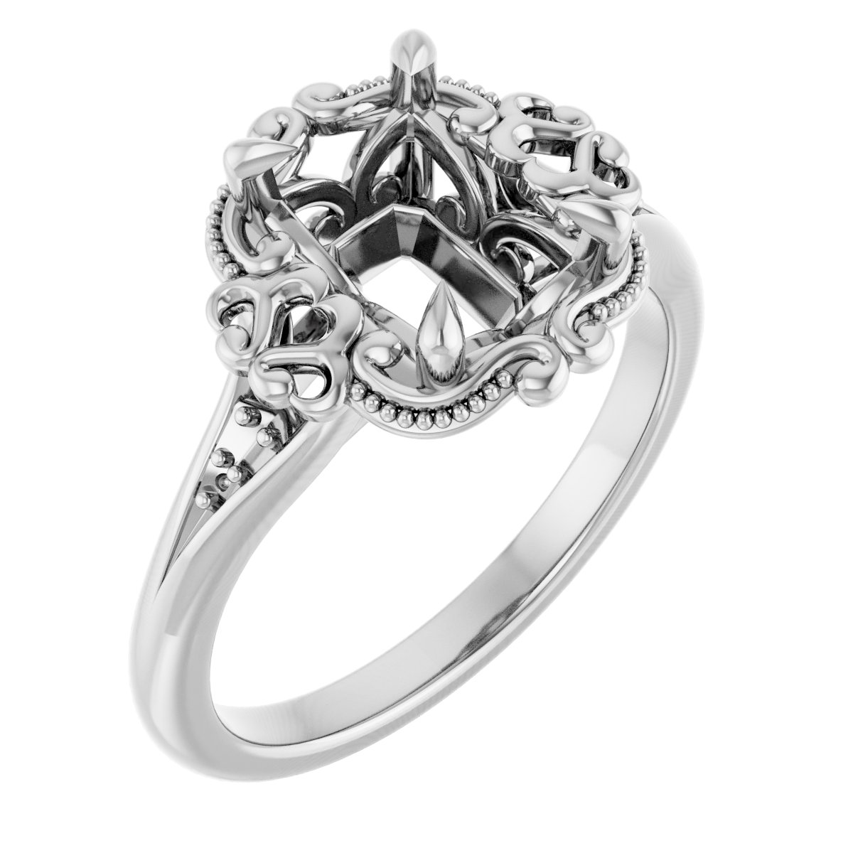 Accented Engagement Ring