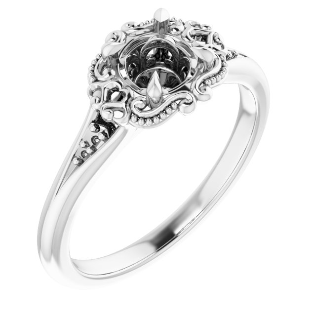 Accented Engagement Ring