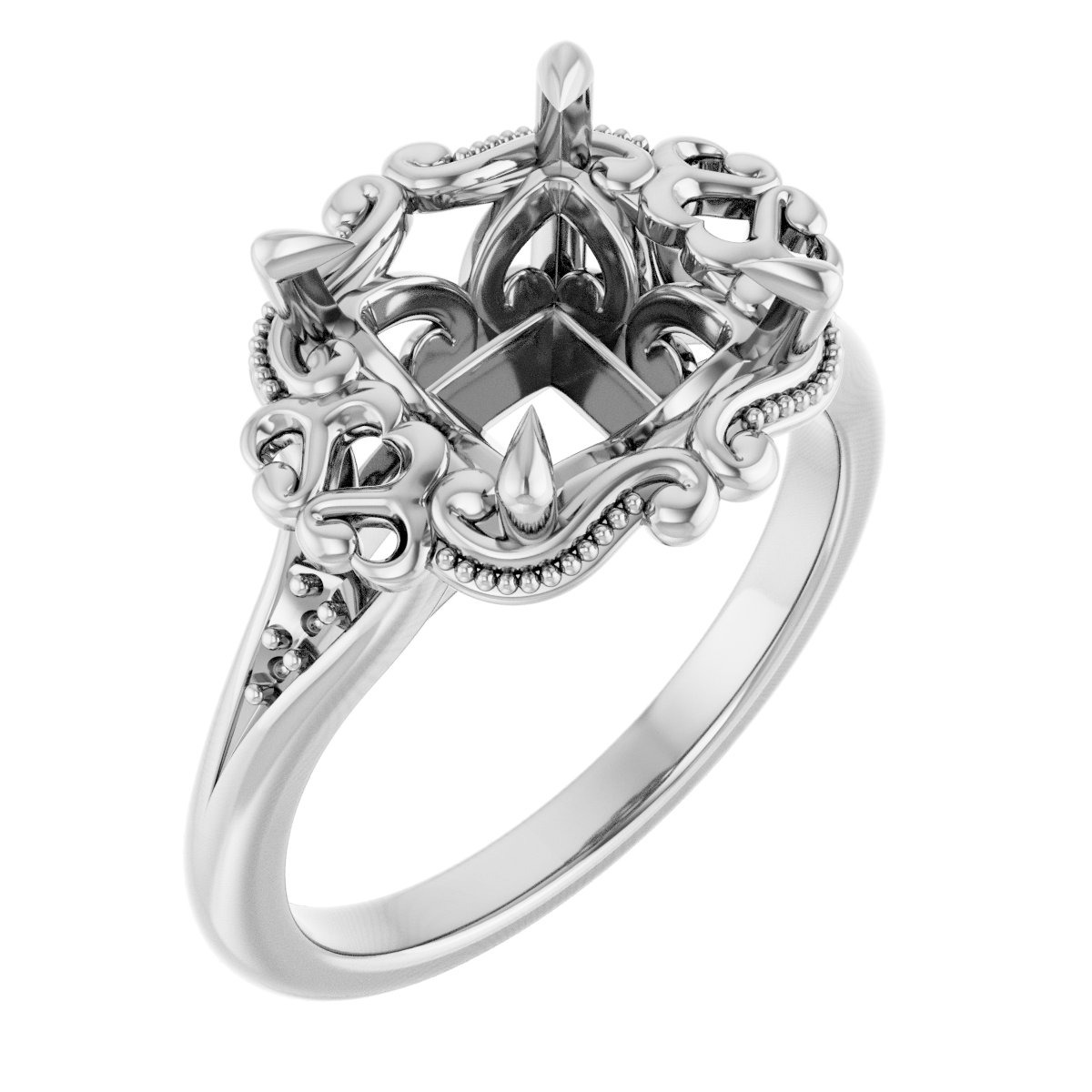 Accented Engagement Ring