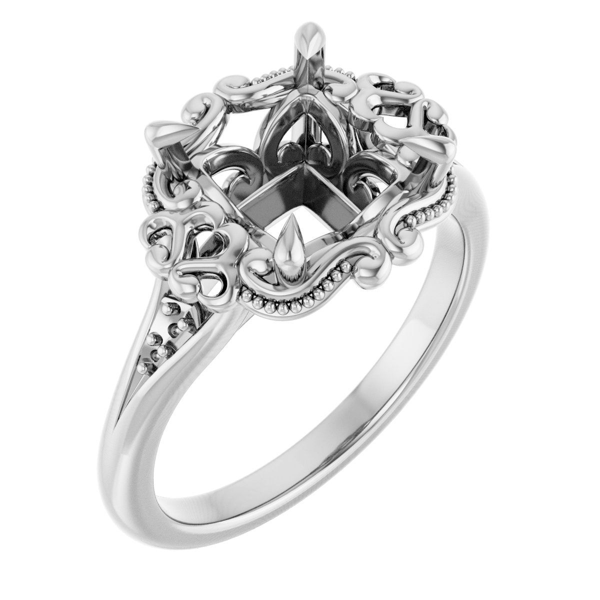 Accented Engagement Ring