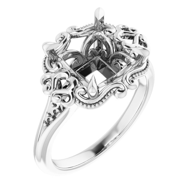 Accented Engagement Ring