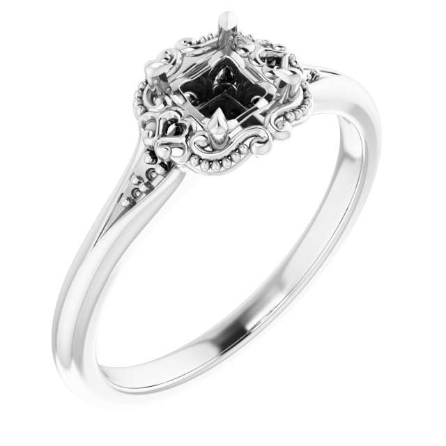 Accented Engagement Ring