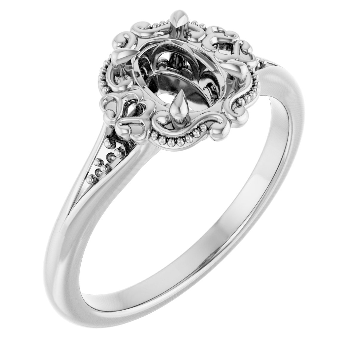 Accented Engagement Ring