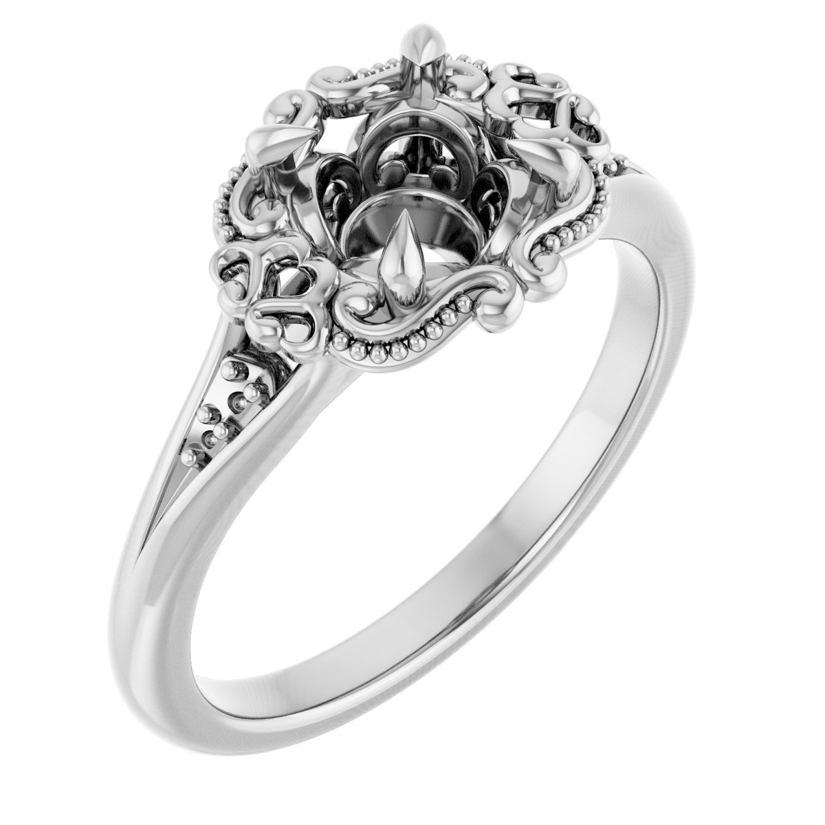 Accented Engagement Ring