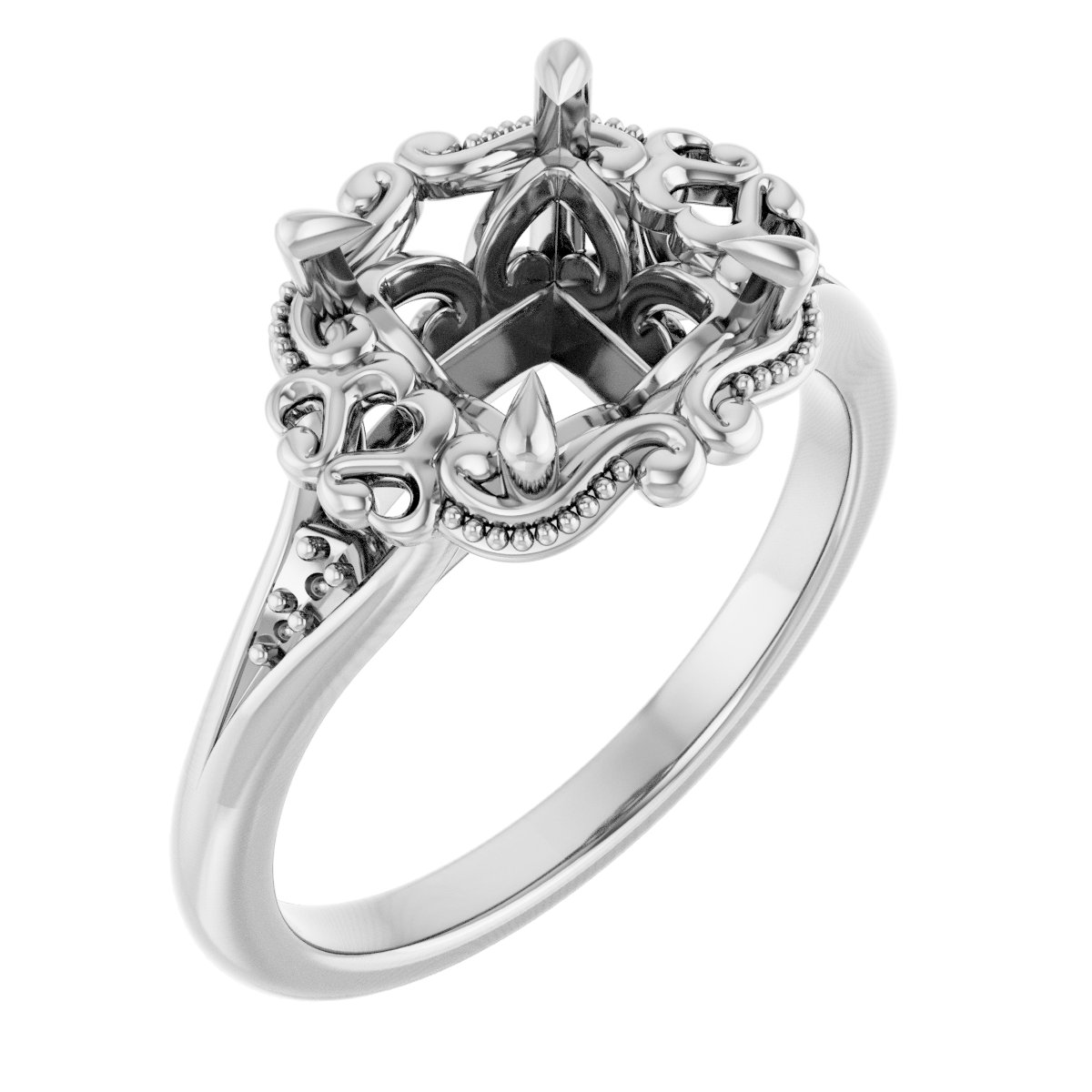 Accented Engagement Ring