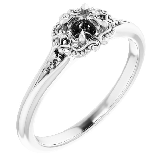 Accented Engagement Ring