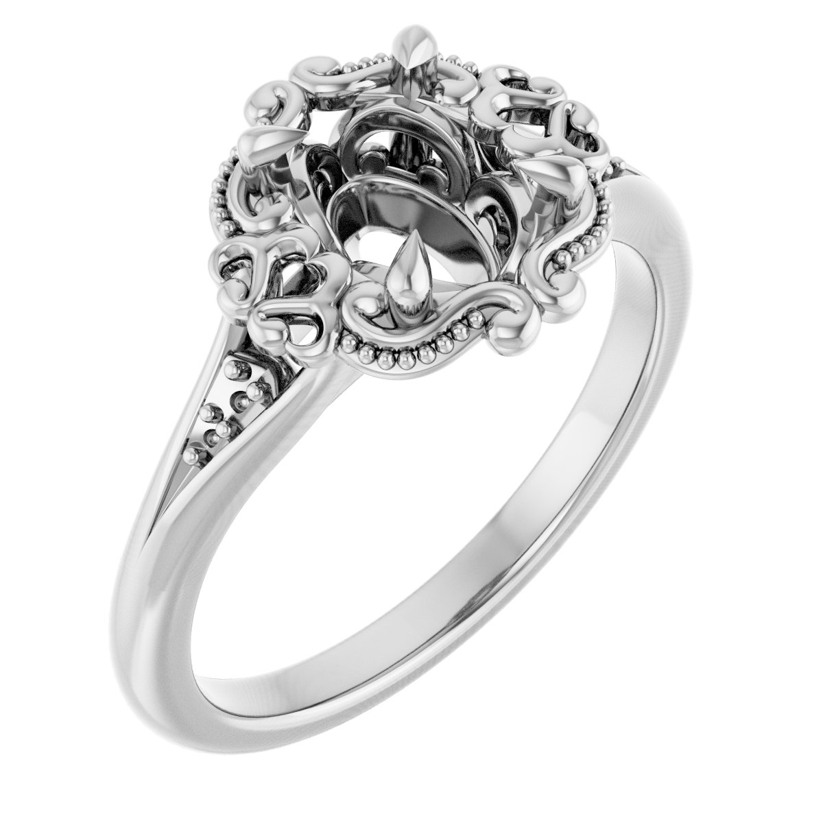 Accented Engagement Ring