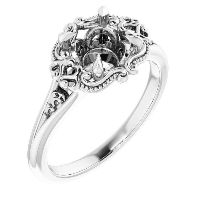 Accented Engagement Ring