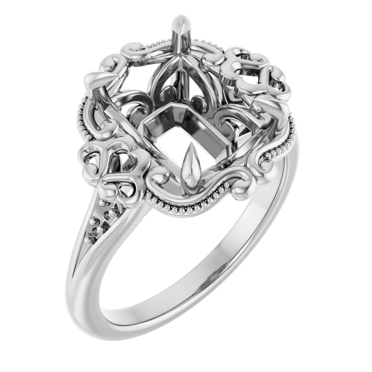 Accented Engagement Ring