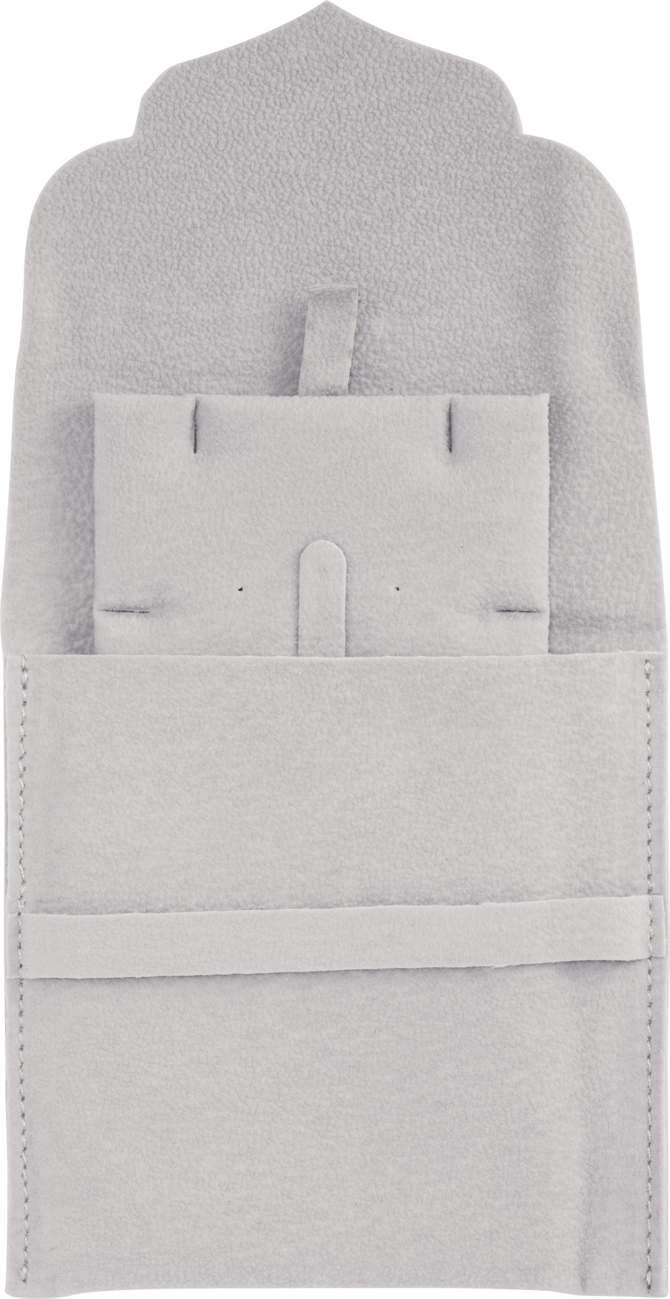 Suede Foldover Pouch with Insert
