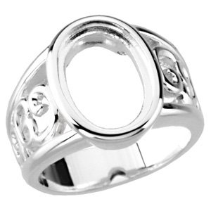 Bezel-Set Cabochon Ring