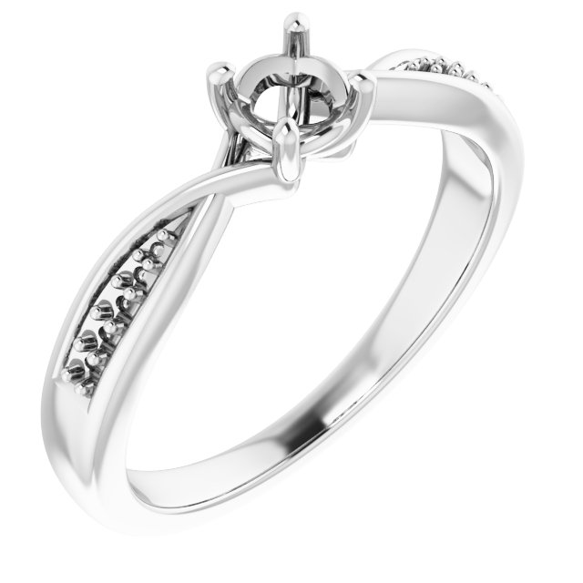 Accented Criss-Cross Ring