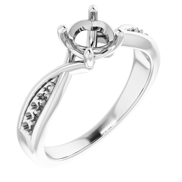 Accented Criss-Cross Ring
