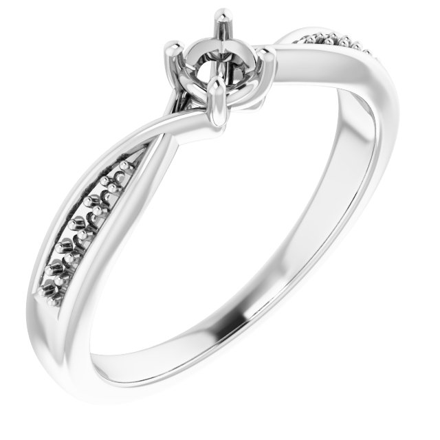 Accented Criss-Cross Ring