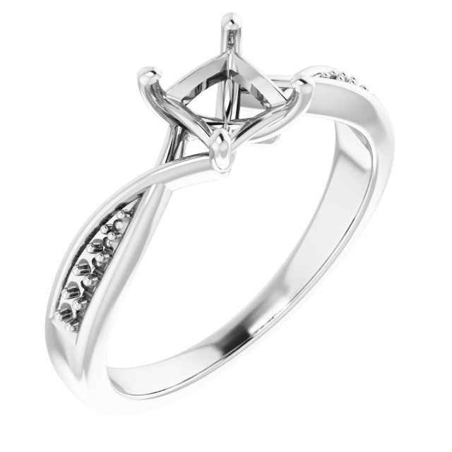 Accented Criss-Cross Ring