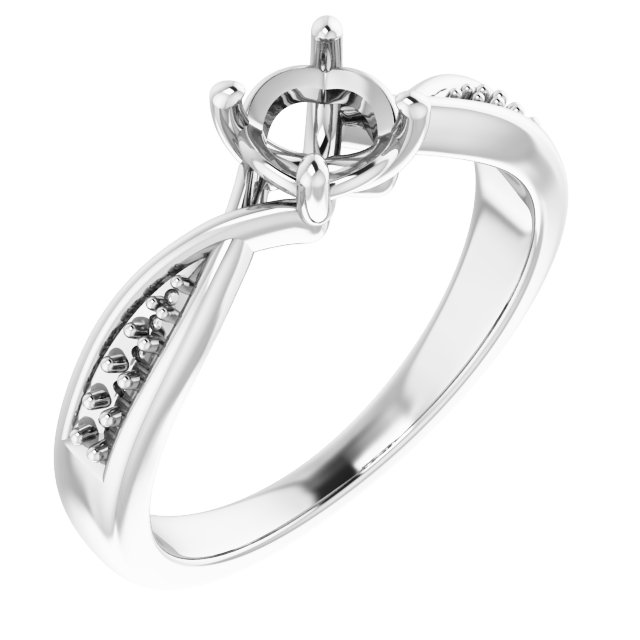 Accented Criss-Cross Ring