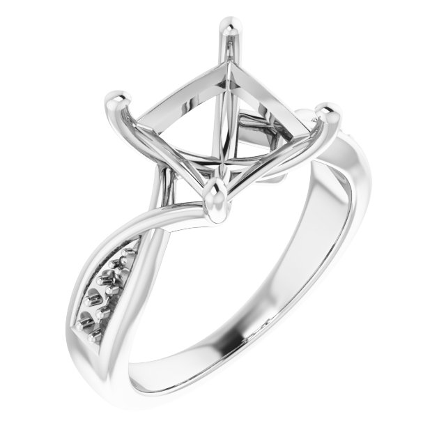 Accented Criss-Cross Ring