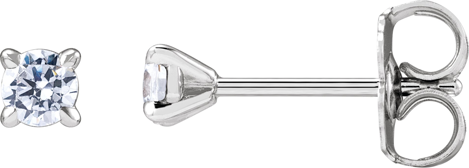 Round Cocktail-Style Stud Earrings