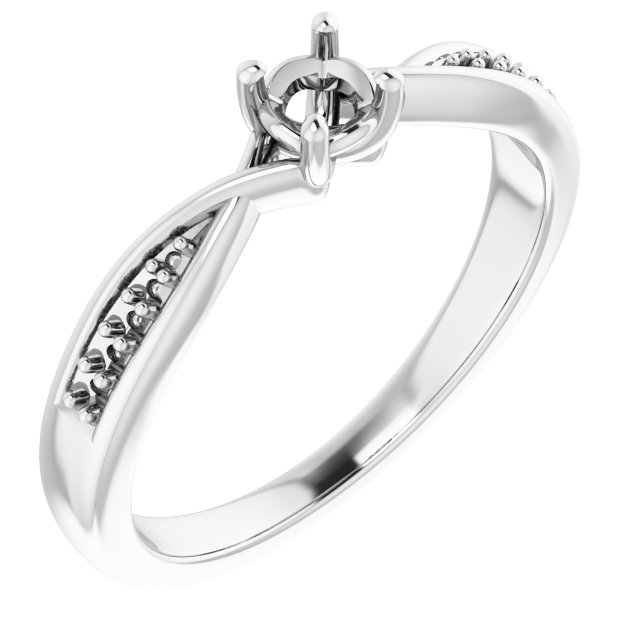 Accented Criss-Cross Ring