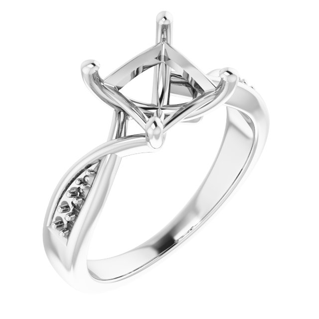 Accented Criss-Cross Ring