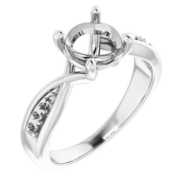 Accented Criss-Cross Ring
